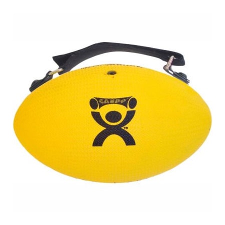 Fabrication Enterprises CanDo Handy Grip Weighted Ball, 2 lb., Yellow 10-0441